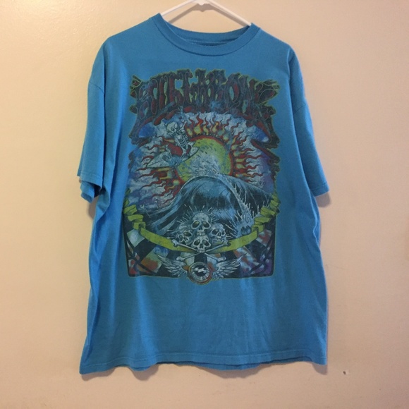 Billabong skeleton surfing shirt Clearance
